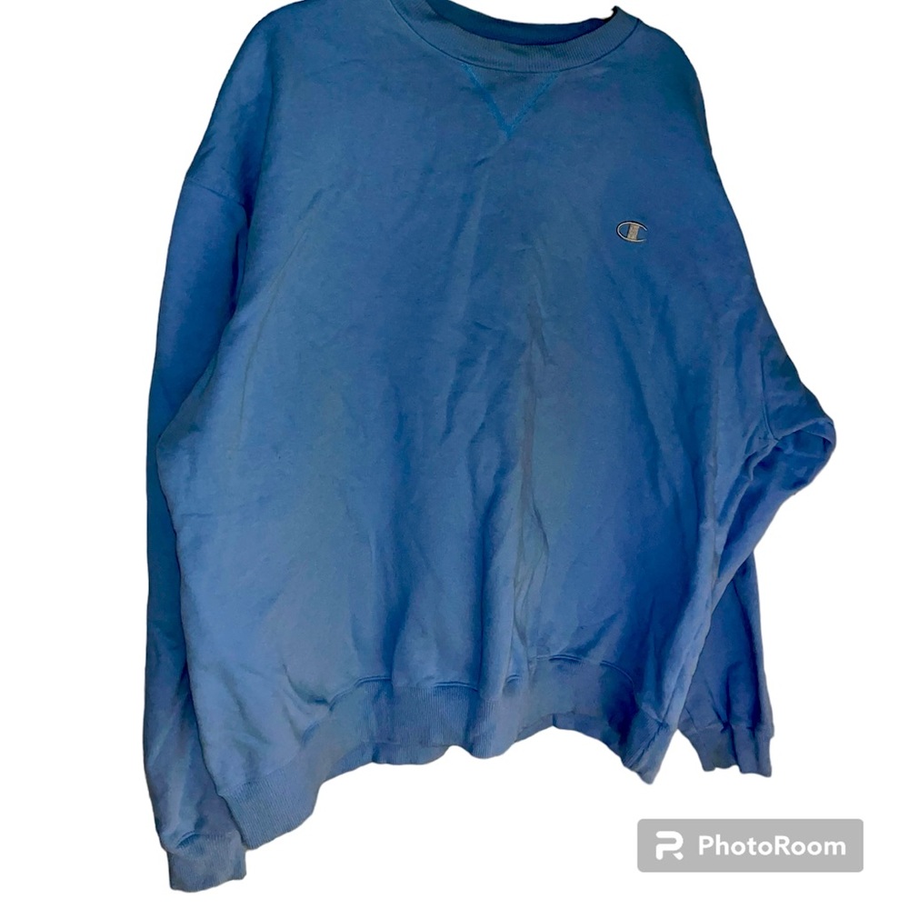 Baby blue vintage 1990 Champion sweatshirt great condition 2xl
